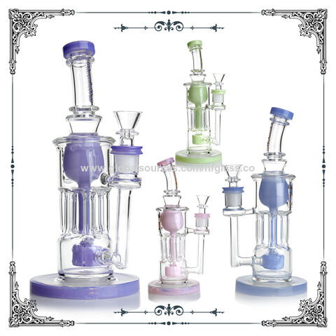 China Glass Bong Smoking Water Pipe Oil Rig Phoenix Star Waterpipe Milk ...