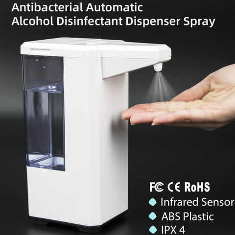 Automatic Touchless Alcohol Dispenser Hand Wall-Mounted Alcohol Spray Machine, spray machine sanitizer dispenser - Buy China wall-mounted dispenser,alcohol spray dispenser on Globalsources.com