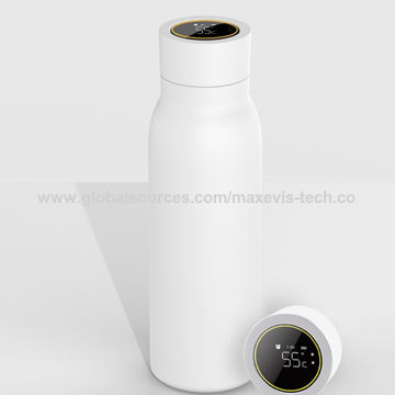 600ML Intelligent Stainless Steel Vacuum Insulated Water Bottle Car Travel Cup