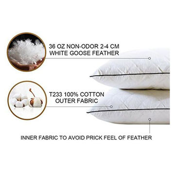 China Feather And Goose Down Pillow From Hangzhou Manufacturer
