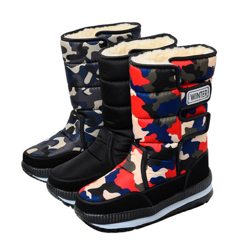 China Las botas de nieve calientes de gran tamaño de Midi del estilo de los  hombres y de las mujeres calientan el zapato antideslizante de la nieve del  invierno de la media