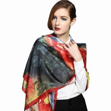 mk silk scarf