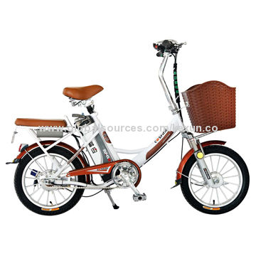 electric bike with front basket
