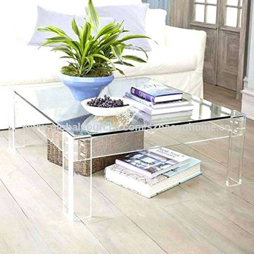 China Acrylic Coffee Table Glass Tabletop On Global Sources