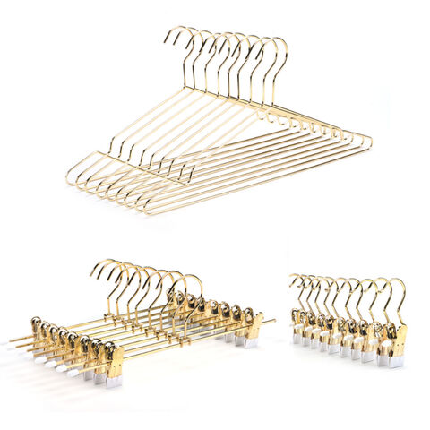 gold hangers