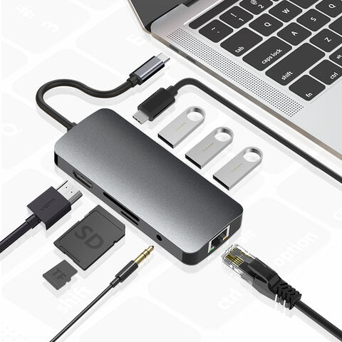 China Usb c hub adapter type c to charging fast port,usb c HDTV SD/TF ...