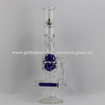 China Big bong with inline percolators fab eggs glass dab rigs, heavy ...