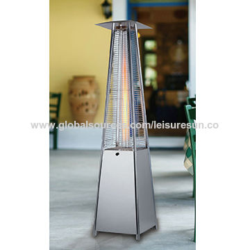 China Gas Flame Heater With Wheels Outdoor Heater Ornamental