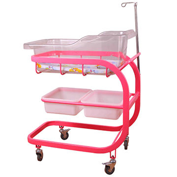 plastic hospital bassinet