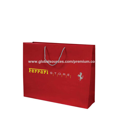 China Custom Printed Logo Cardboard Packaging Shopping Paper Gift Bag ...