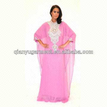 sheer kaftan dress