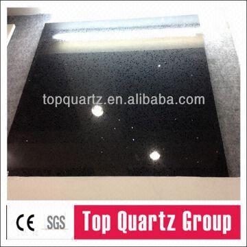 2014 Laminate Kitchen Countertop Black Galaxy Quartz Stone Kitchen