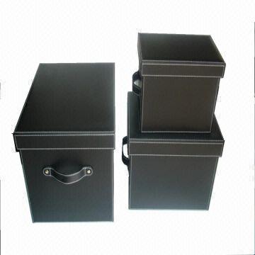 Faux Leather Storage Boxes Global Sources, Leather Storage Boxes