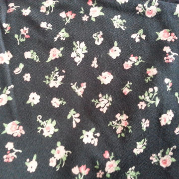 cotton interlock print fabric