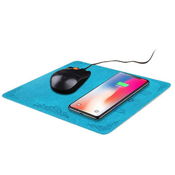 China Qi Wireless Restaurant Charger Mouse Mat From Shenzhen