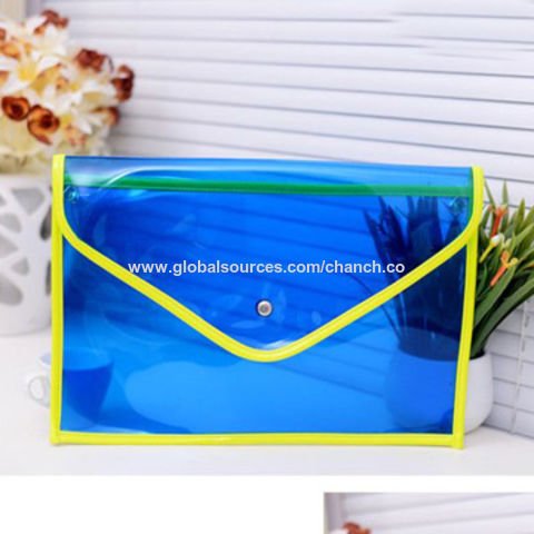 pvc clutch bag