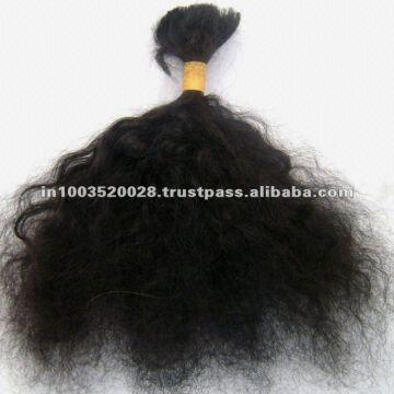 1 Natural Curly Hair 2 Temple Hair 3 Premium Quality 4 No Grey No