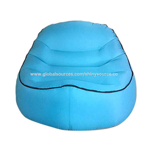 China New Inflatable Air Lounger Chair Lazy Bag Sofa In Waterproof China New Inflatable Air Lounger Chair Lazy Bag Sofa In Waterproof Nylon Camping Beach