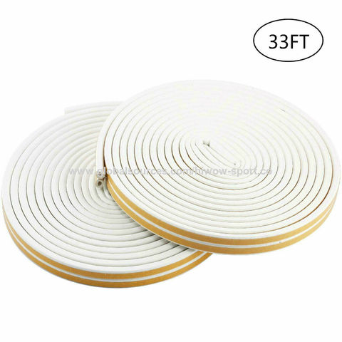 Self Adhesive Foam Draught Excluder Window Door Seal Strip Soundproof Rubber