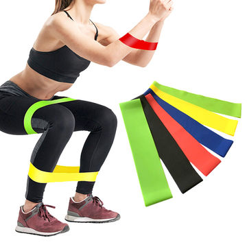 Elastic Resistance Bands Yoga Exercise Gym Training Pilates Stretch Latex Straps