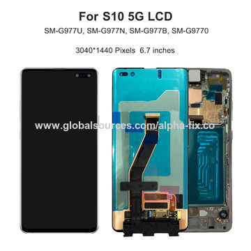 China Super Amoled Original Lcd For Samsung S10 5g G977 G977b G977u Display Touch Screen Assembly On Global Sources S10 Display For Samsung Lcd Samsung S10 5g G977 Samsung S10 5g G977