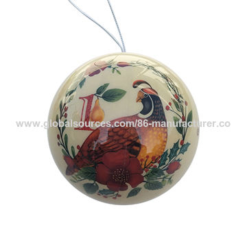 70mm Decorative Styrofoam Ball Christmas Small Gifts And