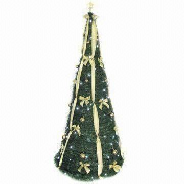 150cm Collapsible Christmas Tree With Decorations 7 Layers Inner China 150cm Collapsible Christmas Tree With Decorations 7 Layers Inner Box And Metal Stand