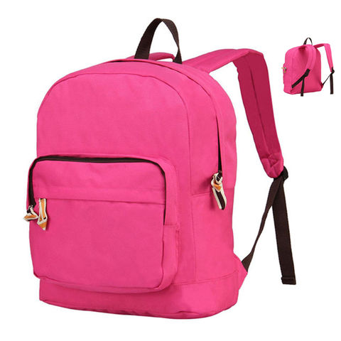 China School bags girl school backpack, pure colors, size: 12.9*5.9*16 ...