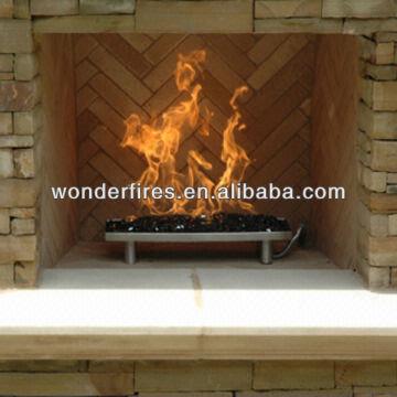 Gas Firepit Pan System Square Round Rectangle Custom Fire Burner