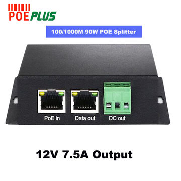 China Industrial Grade Active Poe Splitter 12v 7 5a 90w Wall Mounted Install Full 10 100 1000mbps On Global Sources 90w Poe Splitter Industrial Poe Splitter Giga Poe Splitter