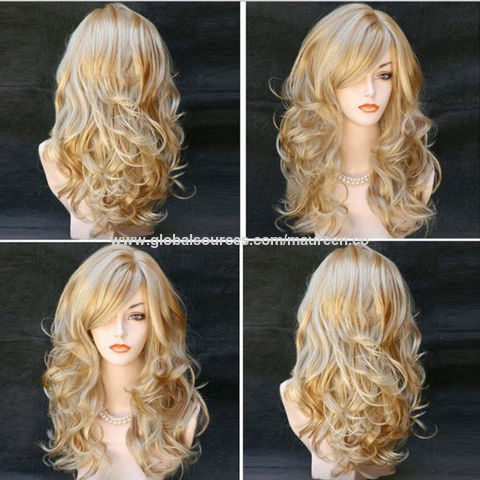blonde wig cosplay