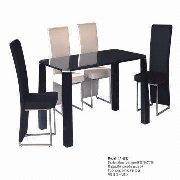 High Quality Modern Black Metal Tempered Glass Dining Table Select Quality With Low Price Global Sources