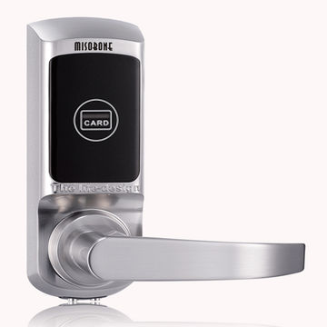 China Card Swipe Electronic Rfid Hotel Room Door Lock On Global