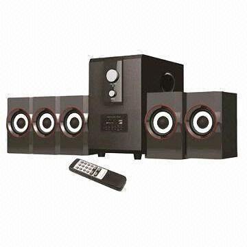 Fashion Type 5 1ch Pc Speaker System With Ei 40 Supply Power Comes In Black Global Sources