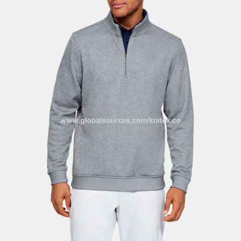 men's athletic quarter zip pullover