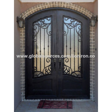 Iron Doors Houston Front Entry Door With Screen For Villa Global