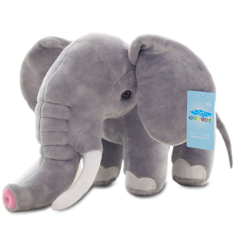 fluffy elephant plush