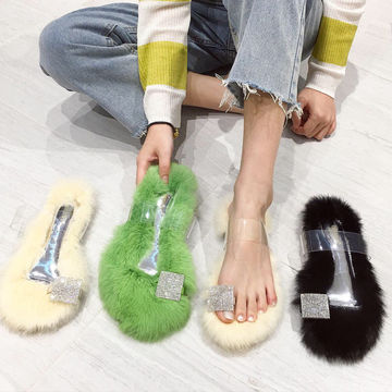 full fur slides