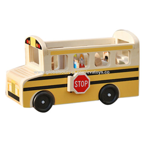 wooden bus toy