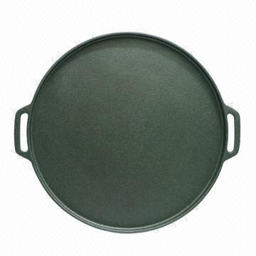 Cast Iron Round Griddle Plate With, Round Griddle Plate