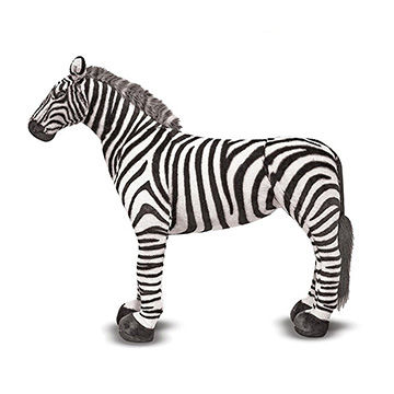 zebra plush toy