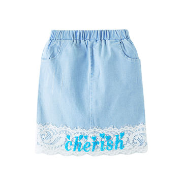 denim skirt for baby girl