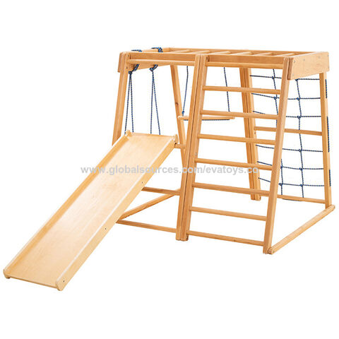 indoor swing and slide set