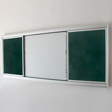 blackboard and whiteboard