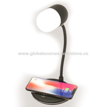 China Intelligent 3 In 1 Bluetooth Speaker With Lamp Light Desk Wireless Charging Led On Global Sources Charger Bedside Led Bluetooth Speaker Lamp, Led Lamp With Bluetooth Speaker And Wireless Charger