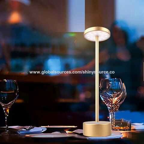 China Led Cordless Dinner Table Lamp, Led Cafe Table Lamps