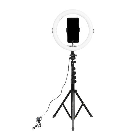 standing selfie light