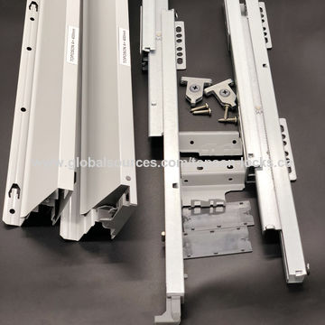 China Drawer Metal Box Soft Close Slides From Dongguan Wholesaler