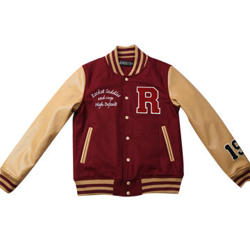 2014 American Football Jacket, Made of 50% Wool and 50% Polyester Body