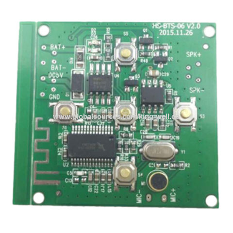 China Pcb Assembly With Smt Smd Technology For Bluetooth Speakers Bts 06 On Global Sources